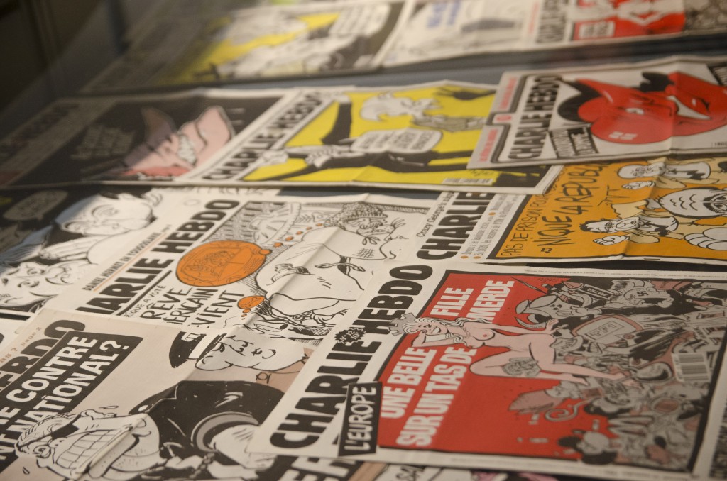 Les Unes de Charlie Hebdo présentée au musée de la BD (Florian Maussion / 3millions7.com)